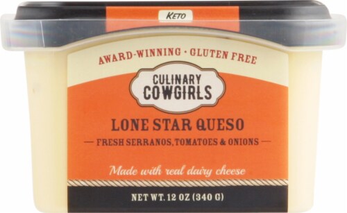 Culinary Cowgirls Lone Star Queso Perspective: front