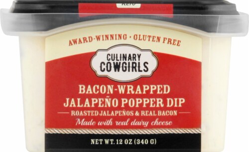 Culinary Cowgirls Bacon-Wrapped Jalapeno Popper Dip Perspective: front