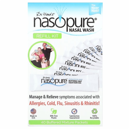 Dr. Hana's Nasopure Nasal Wash Refill Kit Perspective: front