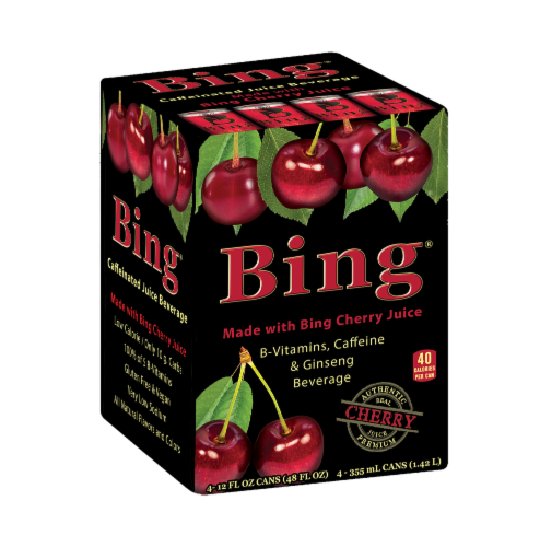 Bing® Cherry Energy Drink Perspective: front
