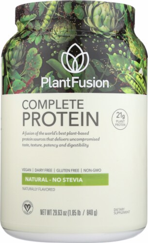 PlantFusion Complete Protein Natural Protein Powder Perspective: front