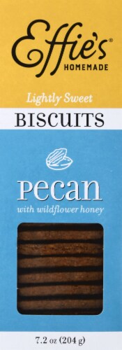 Effies Homemade Pecan Nutcakes 7.2 oz Perspective: front
