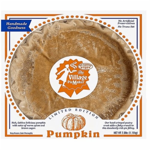 The Village PieMaker Frozen Pumpkin Pie, 2.5 lbs Baker’s
