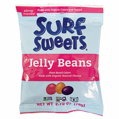 Surf Sweets Organic Jelly Beans Perspective: front