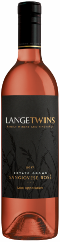 Lange Twins Sangiovese Rose Perspective: front