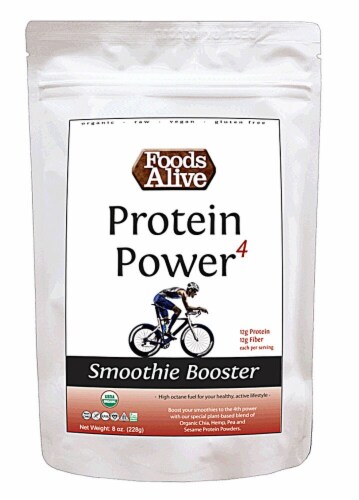 Foods Alive Organic Protein Power Smoothie Booster Perspective: front