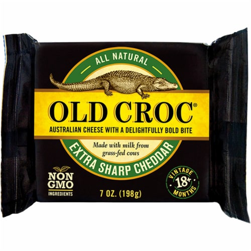 Old Croc® Extra Sharp Cheddar Cheese Perspective: front