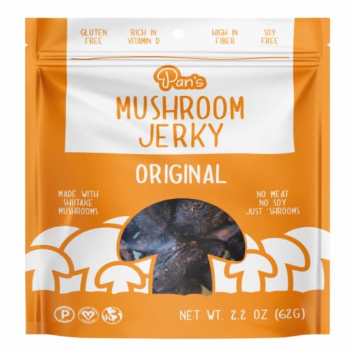 Pan's  Mushroom Original Jerky Perspective: front