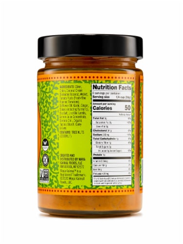 Maya Kaimal® Madras Curry Medium Indian Simmer Sauce Perspective: front