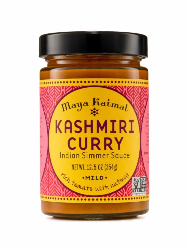 Maya Kaimal Kashmiri Curry Mild Indian Simmer Sauce Perspective: front
