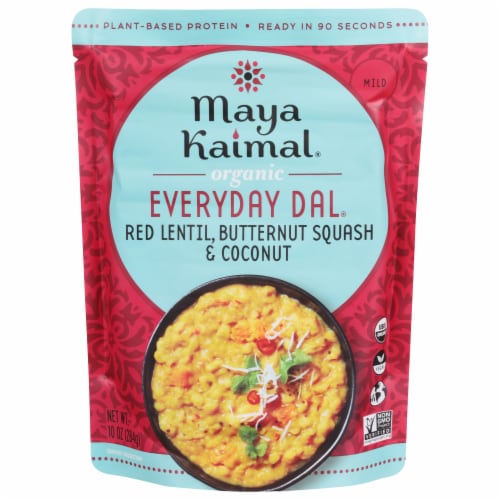 Maya Kaimal® Organic Red Lentil + Butternut Squash + Coconut Everyday Day® Perspective: front