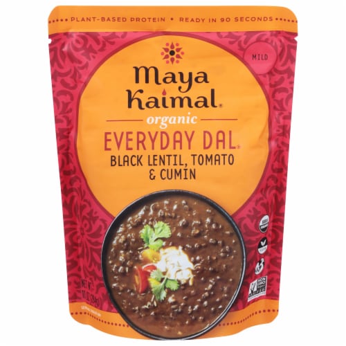 Maya Kaimal® Organic Black Lentil + Tomato + Cumin Everyday Dal® Perspective: front