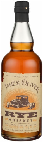 James Oliver Rye Whiskey Perspective: front