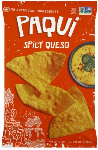 spicy queso tortilla chips