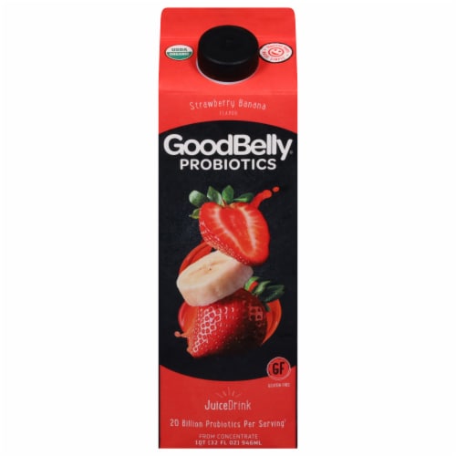 GoodBelly Probiotics Strawberry Banana Juice Drink, 32 fl oz - Kroger