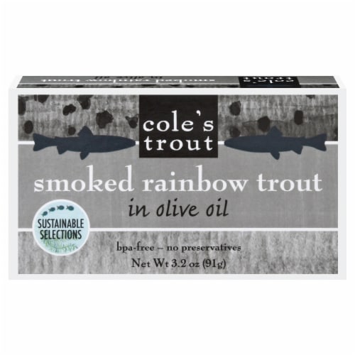 Cole's Smoked Rainbow Trout Perspective: front