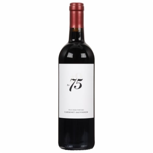 Est 1975 Napa Valley Cabernet Sauvignon Red Wine Perspective: front