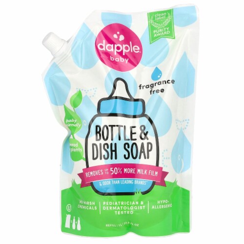 Dapple Baby Fragrance Free Bottle & Dish Liquid Soap, 34 fl oz - Dillons  Food Stores