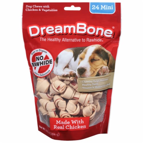 DreamBone® Chicken Mini Chews Perspective: front