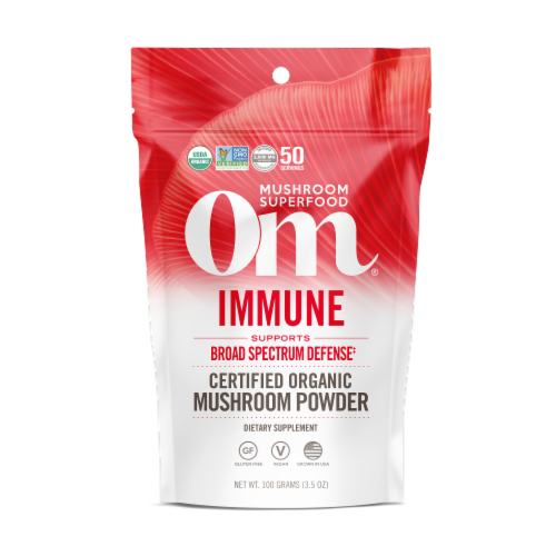 OM  Organic Mushroom Nutrition Supplement Powder - Immune Perspective: front