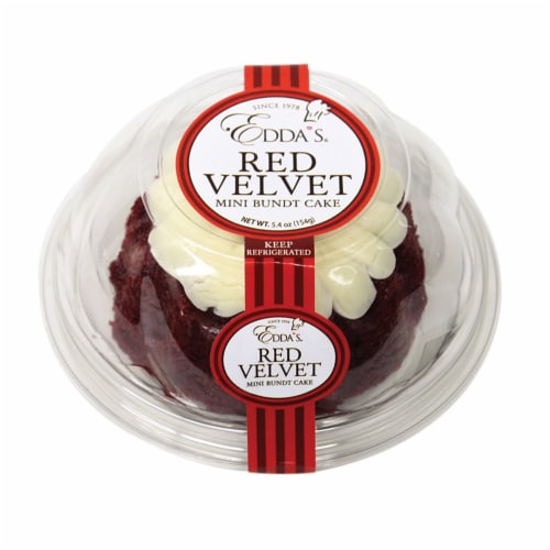 Edda's® Red Velvet Mini Bundt Cake Perspective: front