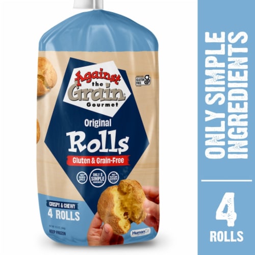 Against The Grain® Gourmet Gluten-Free Frozen Rolls Perspective: front