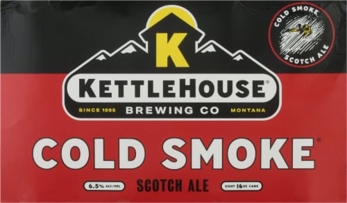 KettleHouse Brewing Cold Smoke Scotch Ale Perspective: front