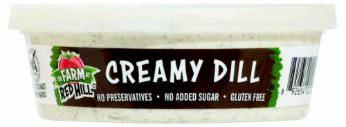 The Farm at The Red Hill Creamy Dill 8 oz Perspective: front