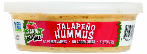The Farm at The Red Hill Jalapeno Hummus 8 oz Perspective: front