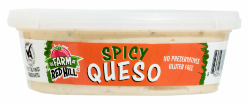 The Farm at The Red Hill Spicy Queso 8 oz Perspective: front