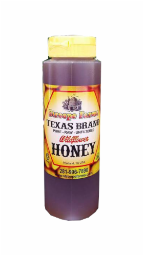 Stroope Farms Wildflower Honey Perspective: front