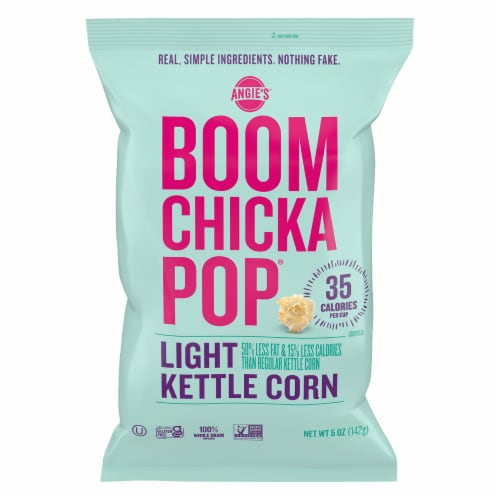 Angie's® BOOMCHICKAPOP® Light Kettle Corn Popcorn Perspective: front