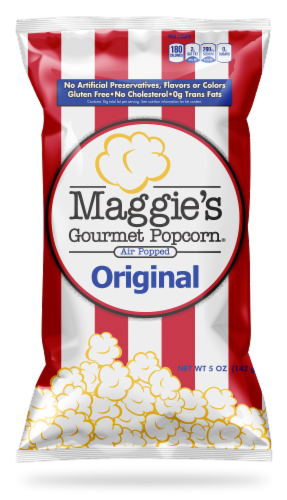 Maggie's Gourmet Popcorn Original Air Popped Popcorn Perspective: front