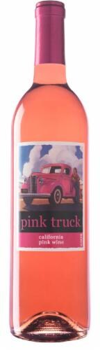 Pink Truck California Pink Wine Perspective: front
