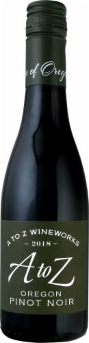 A To Z Wineworks Oregon Pinot Noir Red Wine Perspective: front