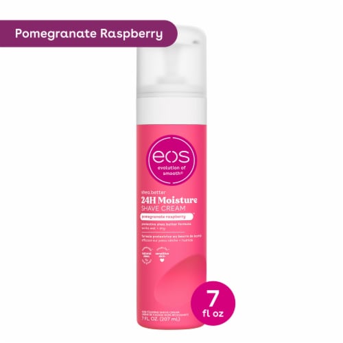 EOS Pomegranate Raspberry Shea Butter Shave Cream Perspective: front