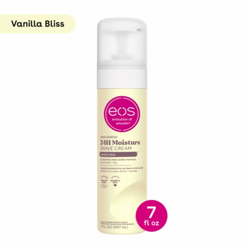 EOS® Vanilla Bliss™ 24 Hour Moisture Shave Cream Perspective: front