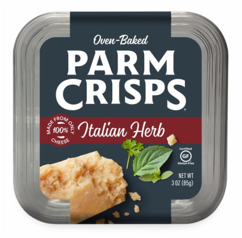 ParmCrisps Italian Herb Parmesan Crisps Perspective: front