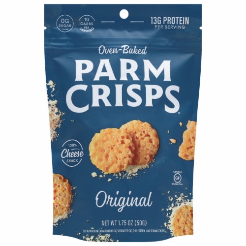 ParmCrisps® Oven-Baked Original Parmesan Crisps Perspective: front