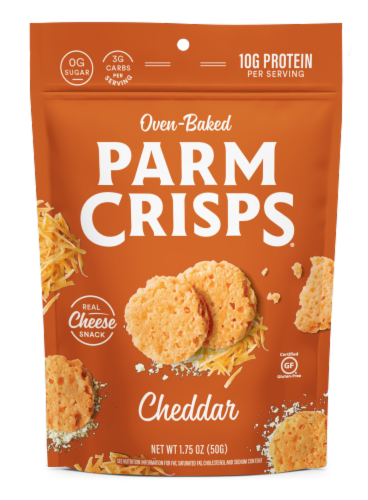 ParmCrisps® Cheddar Mini Crisps Perspective: front