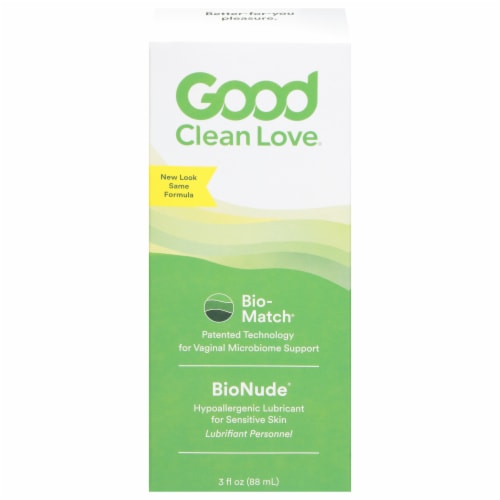 Good Clean Love BioNude Ultra Sensitive Natural Moisturizing Personal Lubricant Perspective: front