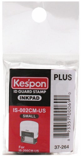 Plus Kes'pon ID Guard Stamp Ink Refill-Small, 1 - Food 4 Less