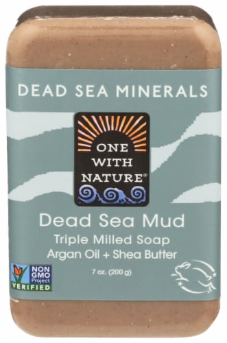 One With Nature® Dead Sea Mud Soap Perspective: front