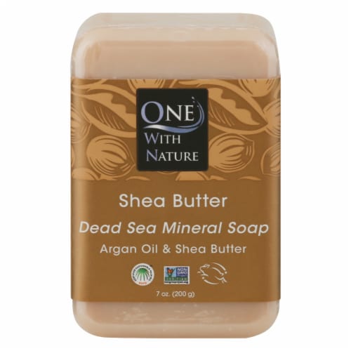 One with Nature Shea Butter Soap Perspective: front
