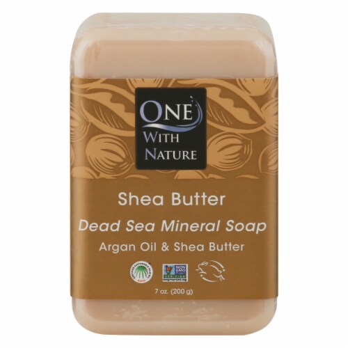 One with Nature Shea Butter Soap Perspective: front