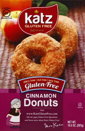 Katz Gluten Free Cinnamon Donuts Perspective: front
