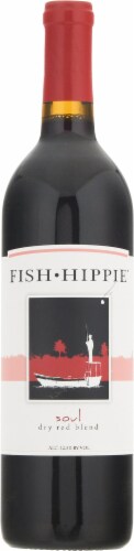 Old North State Winery Fish Hippie® Soul Dry California Red Blend Wine Perspective: front