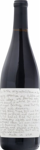SLO Down Wines Sexual Chocolate California Red Wine Perspective: front
