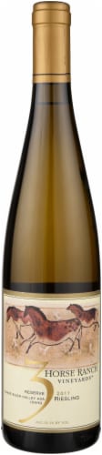 3 Horse Ranch Vineyards Reserve Riesling Wine Perspective: front
