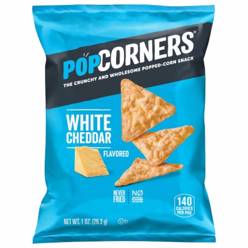 PopCorners® White Cheddar Popped Corn Chips Perspective: front